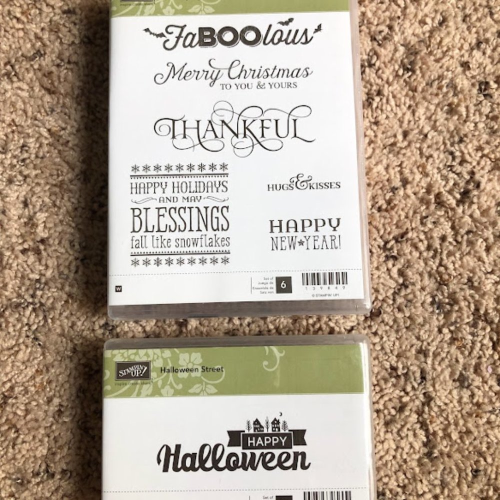 Pair of Stampin Up Stamp Sets